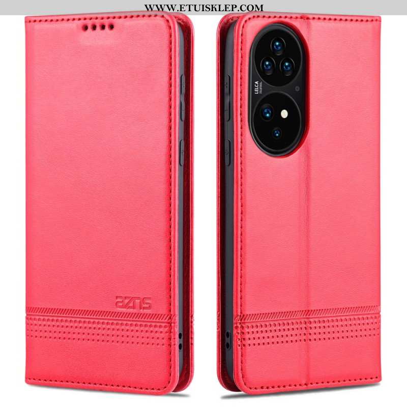 Etui Na Telefon do Huawei P50 Pro Etui Folio Stylizacja Skóry Azns